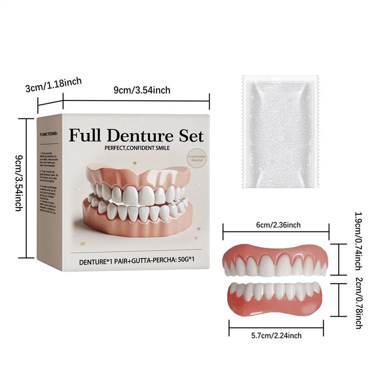 Teeth Model for Dental Training Orthodontic Brushing Demonstration Jaw Removable False Teeth Practice Model Denture Modification