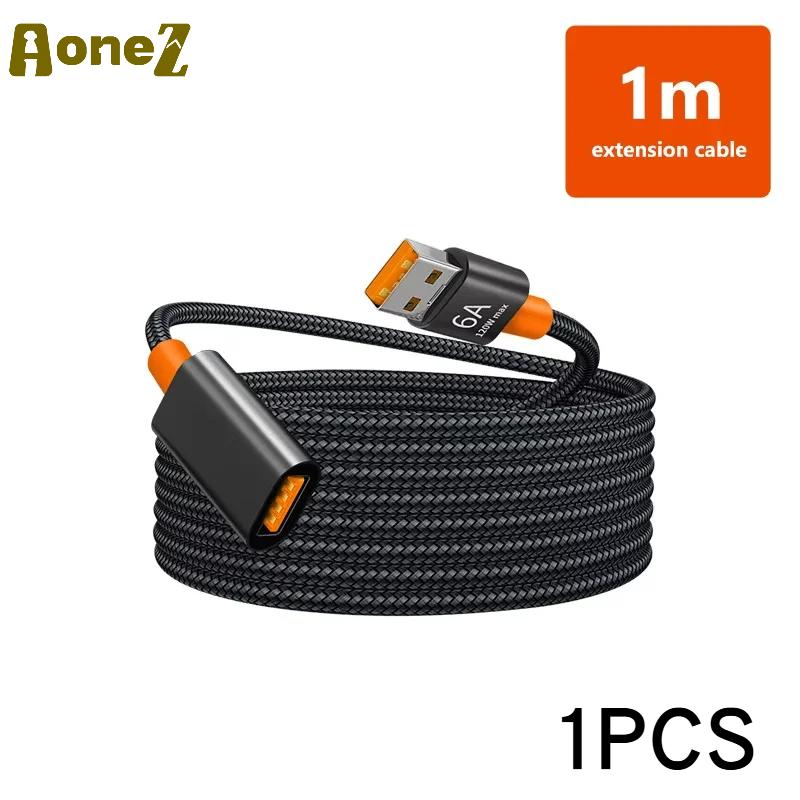 

6A USB 3.0/2.0 Extension Cable High-Speed Data Transfer for PC Laptop TV Xbox One/Series X SSD HDD SuperSpeed Extender