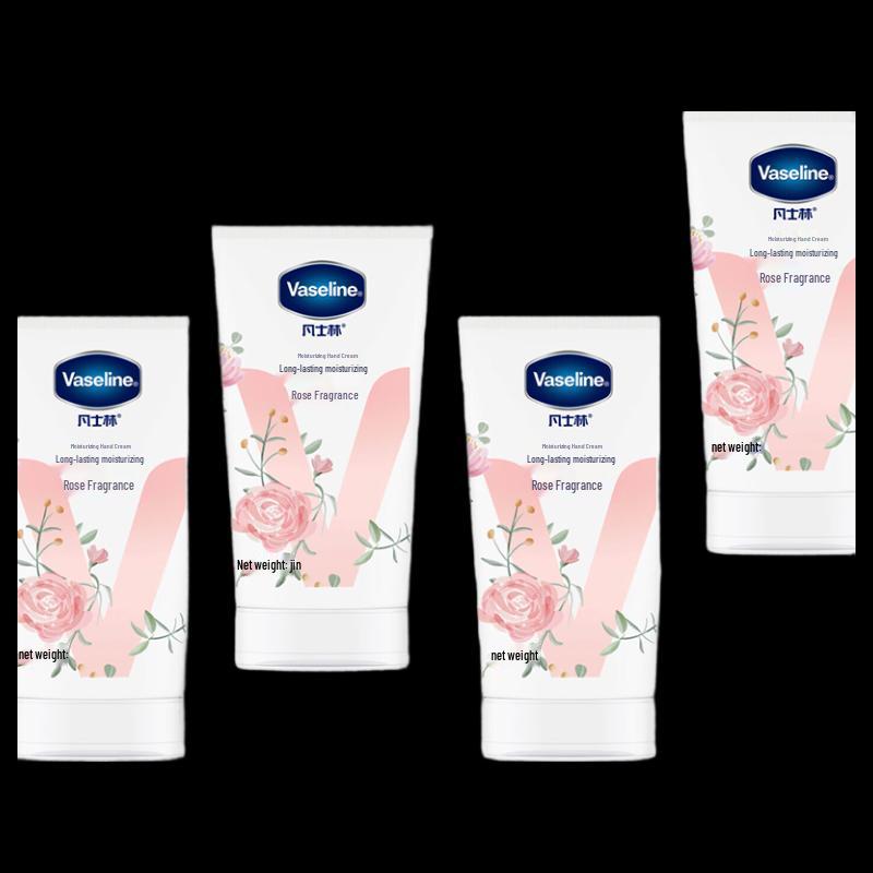 Vaseline Rose Scent Moisturizing Hand Cream (4x50ml)