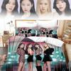Gruppe Blackpink Mädchen Mitglieder 3D-gedrucktes Bettwäscheset Bettbezug Kissenbezug
