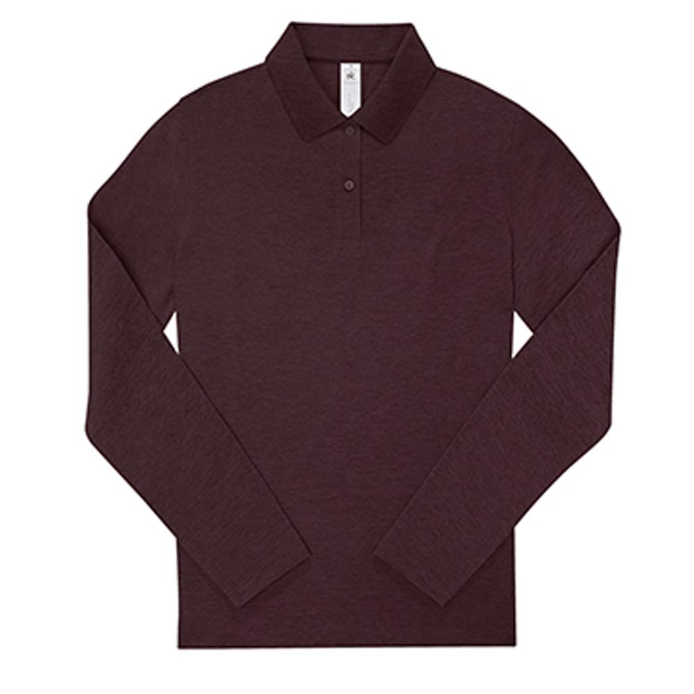 B&C Womens/Ladies My Polo 210 Long-Sleeved Polo Shirt