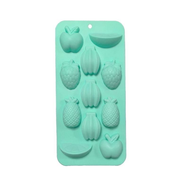 Fruit Shaped Ice Molds Tray Set, Pineapple Silicone Molds for Cocktails Ice, Jelly, Chocolate and Party Dessert Prep