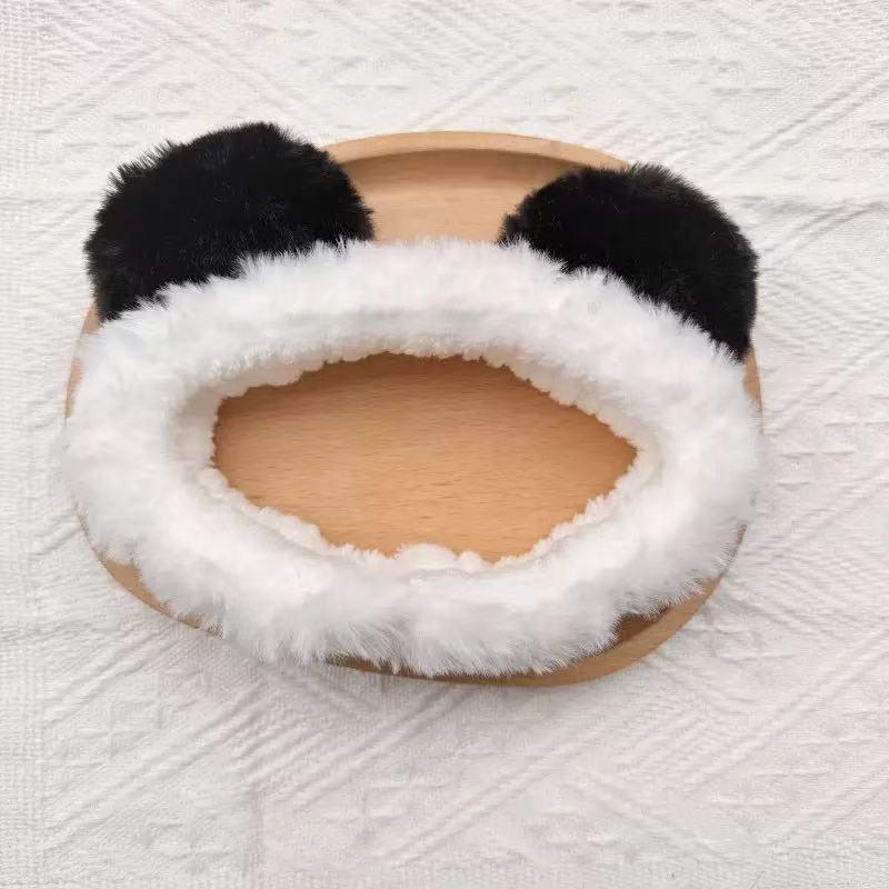 Strawberry Bear Plush Headband: Non-Slip Cute Cartoon Hair Accessory for Girls