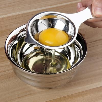 1PC DIY Cake Baking Tool Kitchen Gadget Filter 430 Stainless Steel Egg White Separator