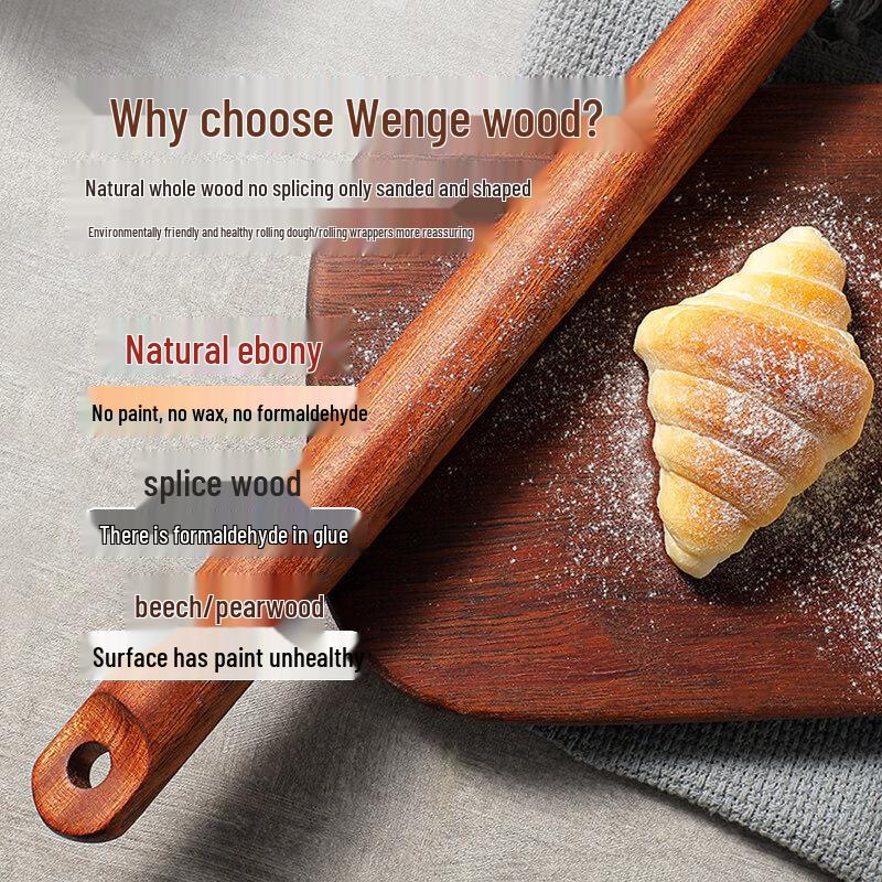 Chuudahuang Natural Ebony Rolling Pin