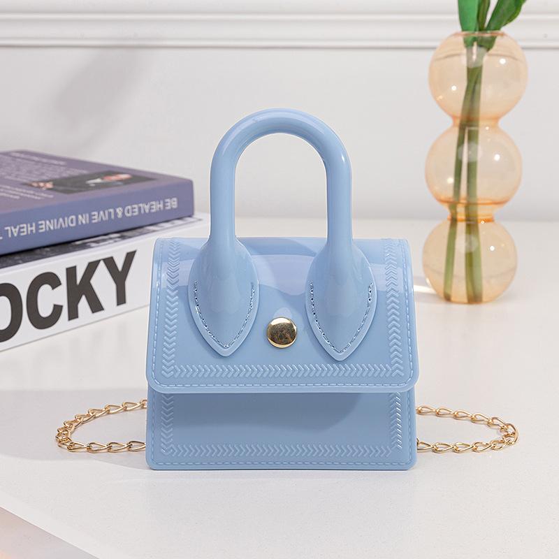 Guangzhou Women's Bag Women's Bag C Jelly Handbag Bag Macaron Change Bag Single Shoulder Oblique Span Bag Mouth Red Envelope