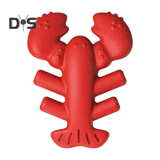 

Игрушка для жевания собак для агрессивных жевателей Интерактивная игрушка для прорезывания зубов в форме лобстера Безопасная игрушка для обучения чистке зубов для собак