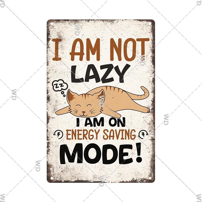 Funny Quote Sarcastic Vintage Posters Life Tin Sign Retro Plaque Metal Plate Wall Art Decor for Home Garden Courtyard Room Gift