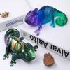 Silikonowa Forma Kameleona Jaszczurki 3D DIY Rękodzieło Gad Żywica Epoksydowa Gipsowe Formy Odlewnicze Dekoracja Domu