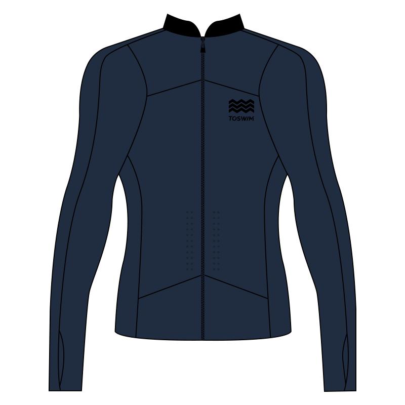 

TOSWIM Men s Long Sleeve Rash Guard Swim Top L