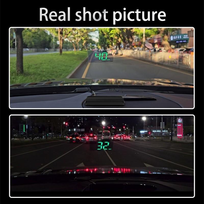 Car HUD Head Up Display GPS Speedometer with 10Hz Refresh Rate and Beidou Dual Mode Chip for Wide Vehicle Compatibility