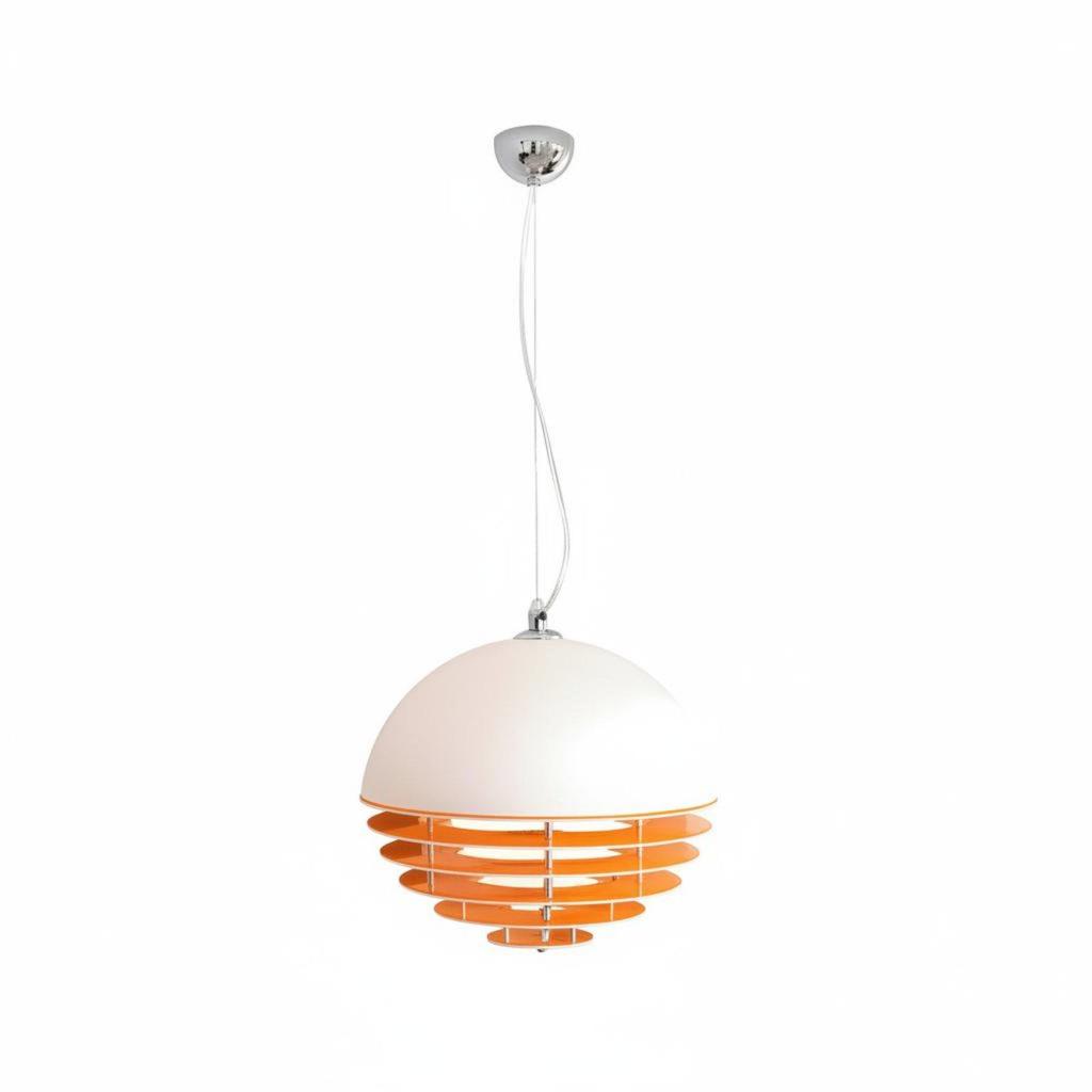 Modernist Pendant Light Minimalist Design Sunset Hanging Lamp Warm Ambient Glow