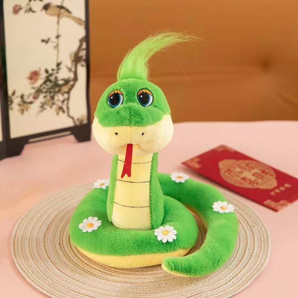 

Stuffed Snake Plush Doll Toy Cute Lucky Snake Plushies Doll Birthday Gifts 25cm