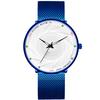 Dijanes Men'S Watch Trend Student Stainless Steel Mesh Strap Quartz Movement Watch