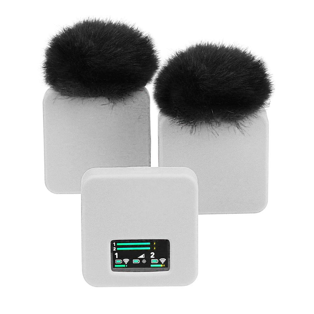 3 szt./zestaw Silikonowe etui Miękka osłona ochronna na mikrofon do RODE Wireless Go II