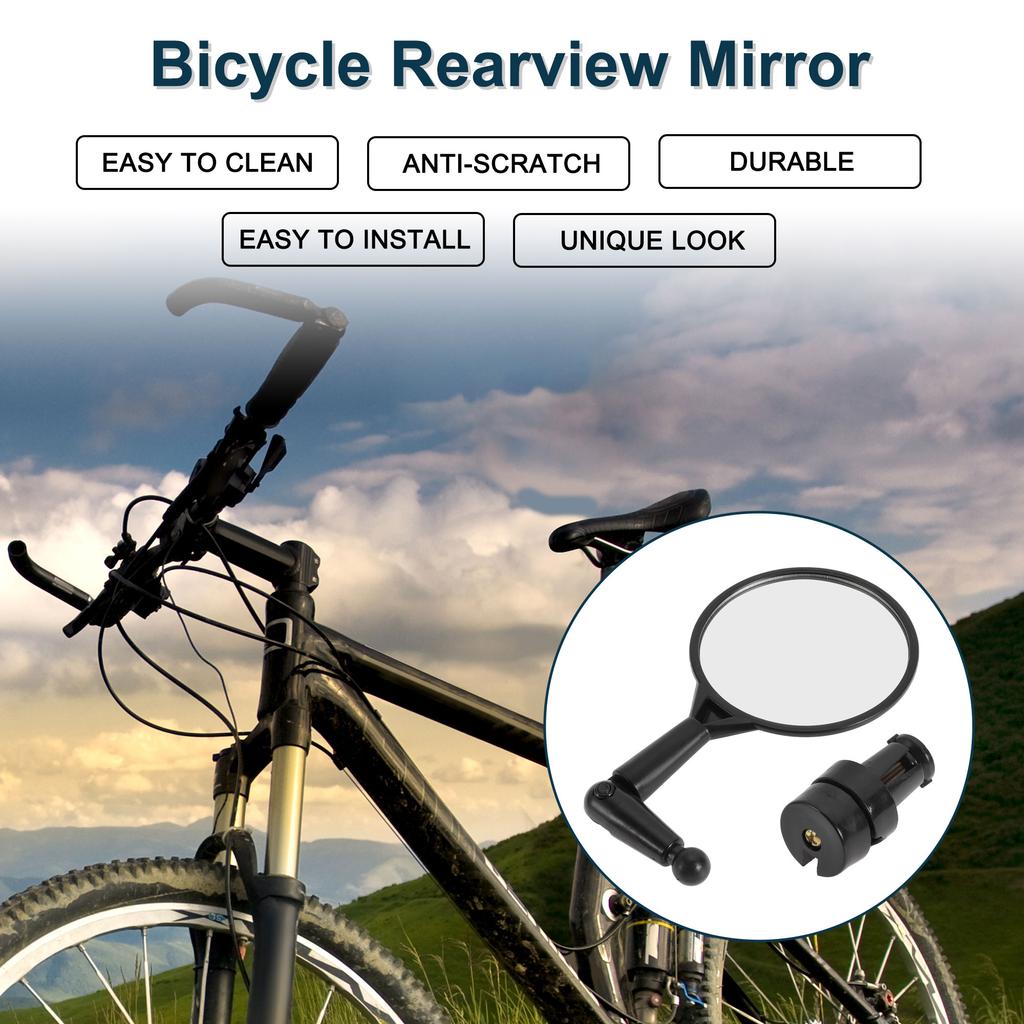 X Autohaux Universal Bicycle Rearview Mirror 7.5cm Front for Bicycle Mountain Road Bike 1Pc