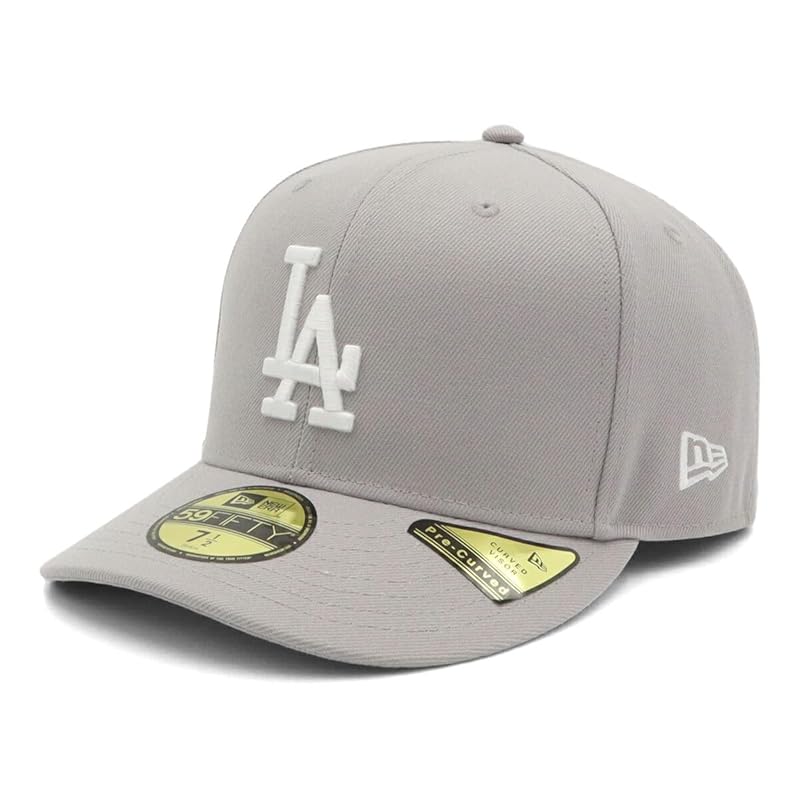 

[New Era] cap Pre-Curved 59FIFTY LA gray/white 7 MLB