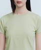 MUSINSA STANDARD WOMAN [Uv Protection] Women'S Slim Crew Neck T-Shirt [Sage]