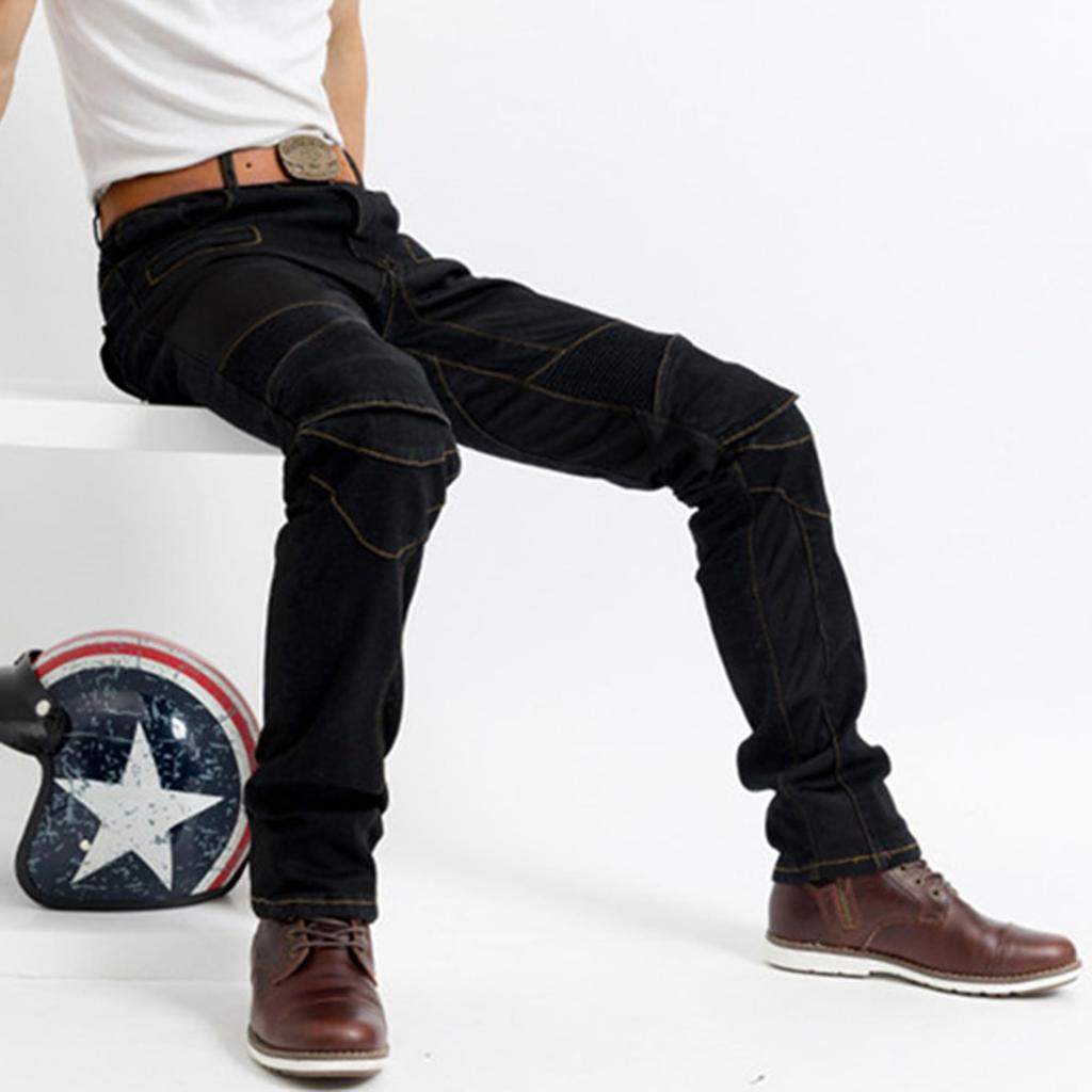 LOKIPONG Motorcycle Pants, Summer Mesh Pants, Men's Riding Pants, Summer Protector, Biker Pants, Breathable,