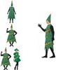 Cozy Christmas Tree Couple Costume Set For Festive Holiday Celebrations In Soft Corduroy