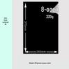 Chang Baosen 8K Black & White Cardstock for Kids' DIY Crafts