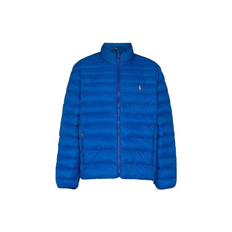 

Polo Ralph Lauren Solid Color Stand Collar Down Jacket Men Jackets Blue 710810897-006 XS