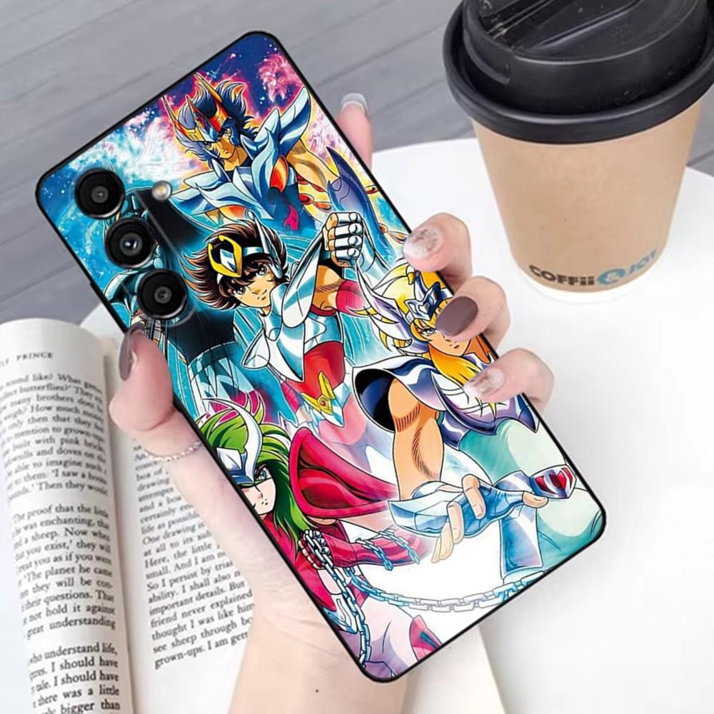 S-Saint S-Seiya Phone Case For Samsung S 25,24,21,22,23,30,20,Ultra,Plus,Fe,Lite,Note,10,9,5G Black Soft