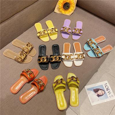 2024Hot Sale Women Slippers Sandal Luxury Brand Summer New Fashion Shoes Soft Base Support With Anti-Slip Feature Sea Beach
