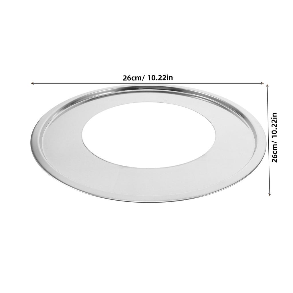 Anel de Vapor Universal de Aço Inoxidável de 9,5 cm para Panelas e Woks Cesta de Vaporizador Multicamada Inserto Rack de Cozinha para Dim Sum