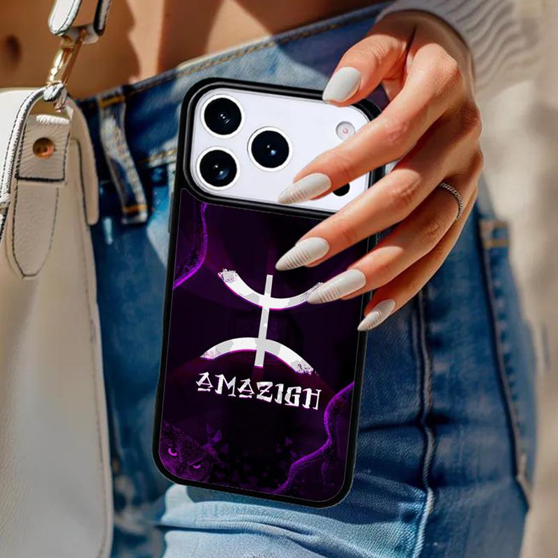 Amazigh Berber Flag Phone Case For iPhone 17 Air 14 15 13 12 Max Cover For Apple 14 15 16 16e 11 Pro Max Plus Coque