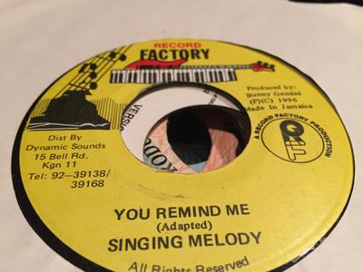 7-Zoll Schallplatte SINGING MELODY - You Remind Me NONE Record Factory 1996 Jamaika Reggae, Ska & Dub Gebraucht