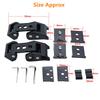 Solid Steel Locking Hood Catch Latche for Jeep Wrangler JK Rubicon Sahara Sport 2007- 2018 Accessories Black Chromium Styling