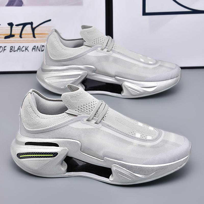 High Quality Couple Casual Shoes Fashion Hot Selling Outdoor Fitness Runn Shoes Wear-resistant Unisex Height Increasing Sneakers