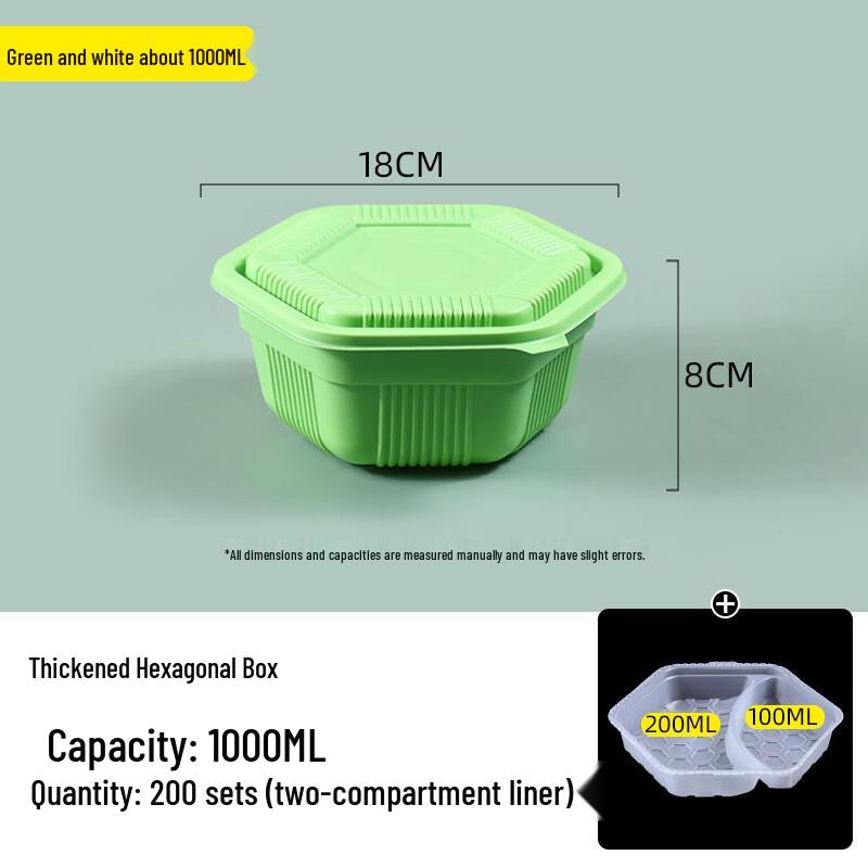 Handon Disposable 1000ml Lunch Box