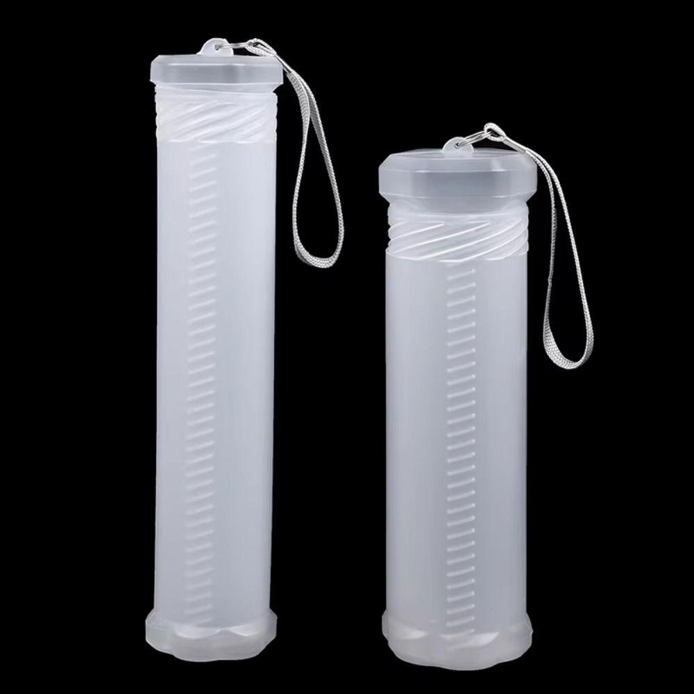 Adjustable Height Telescopic Pen Holder Transparent Cylinder Brush Storage Pen Organizer