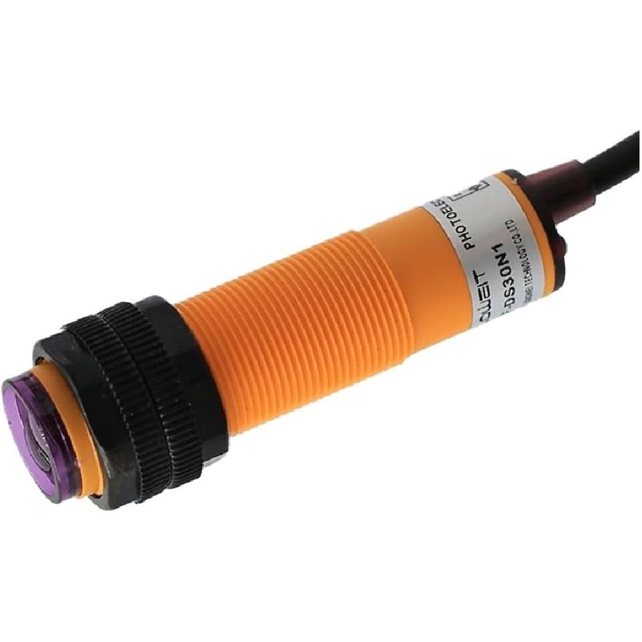 

M18 10см 30см 2М 5М Оптичний датчик дифузного відбиття Світловідбиваючий фотоелектричний датчик наближення E3F-DS10//30C4 (Колір : Дифузне відбиття, NPN NO