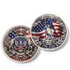 250th Anniversary Commemorative Coin Independence Day Founding Medal Challenge Coin Embossed Metal Coin Color Printed Badge