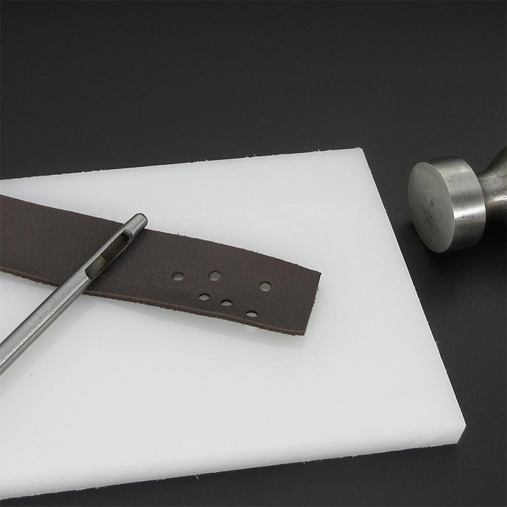 10pcs Leather Punch Hollow Set Hole Craft Set Hollow Puncher Belt Leathercraft Punch Leather Tool