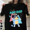 Rad Dad Blue Shirt, Rad Like Dad Tshirt, Birthday Shirt, Gift For Dad, Crewneck Unisex T-Shirt