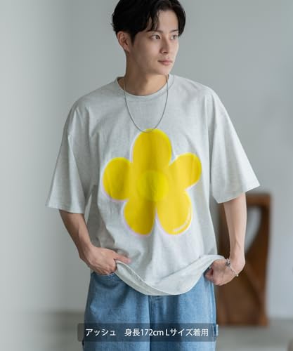 [IMPROVES] [SIDEWAYSTANCE] Mosaic Flower Short Sleeve T-Shirt