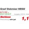 Погружной блендер Graef HB 501