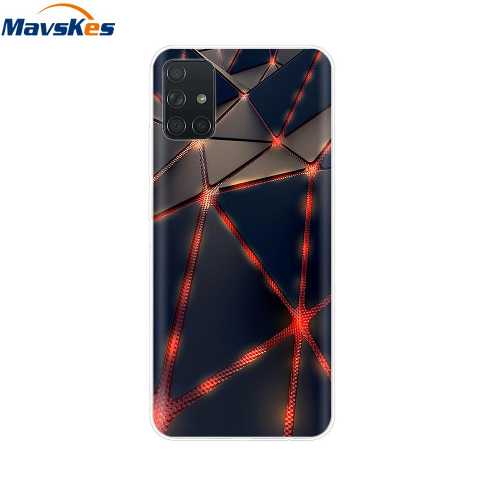For Samsung Galaxy A51 Case Silicon Transparent Back Cover Phone Case for Samsung Galaxy A71 SM-A715F A515F A 51 71 Cover Fundas