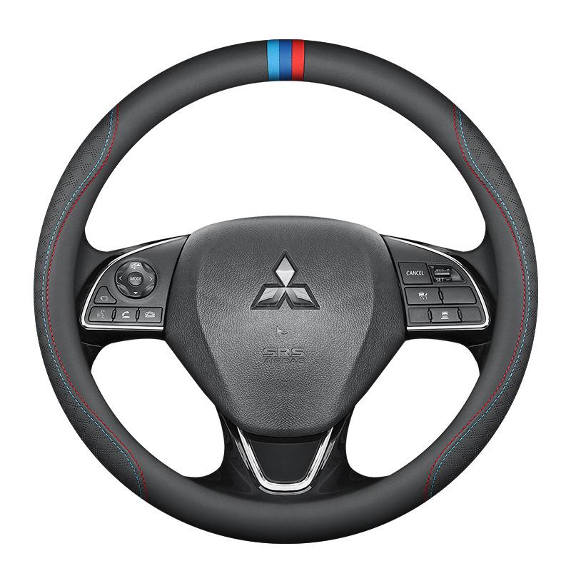 Lenkradbezug aus echtem Leder: Ultradünne Passform für Mitsubishi Outlander, Pajero Sport, ASX