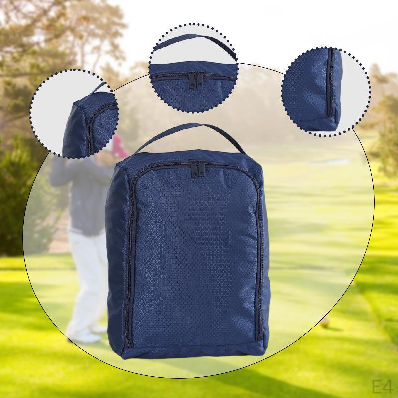 Golf Shoe Bag Carry Breathable Large Capacity Easy to Zippered Carrier
