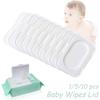 1/5/10 Pcs New Child Portable Tissues Cover Reusable Flip Cover Baby Wipes Lid