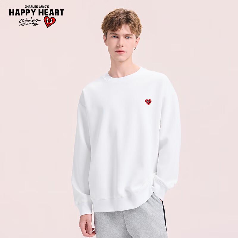 

Unisex Charles Heart Embroidered Sweatshirt L