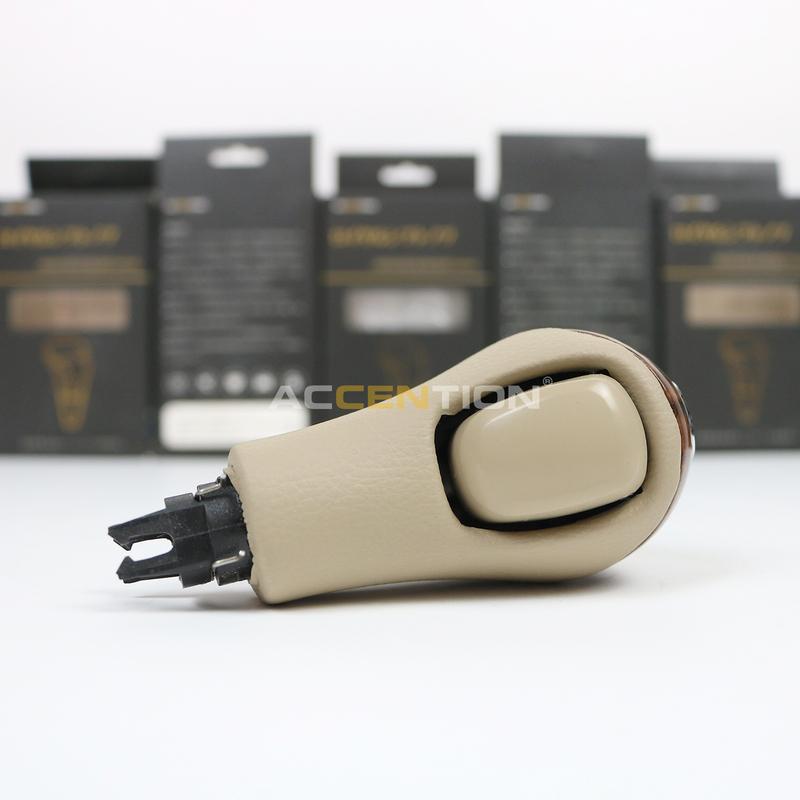 Beige Leather Gear Shift Knob Shifter Knob For Infiniti G25 G37 FX37 EX37 QX70 Q60 QX50