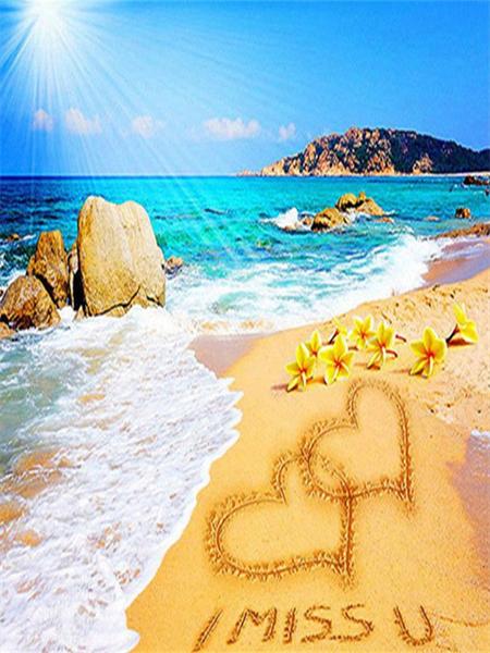 5D Diy Diamond Painting Mosaic Sunset Seaside Home Decor Full Square Round Embroidery Beach Landscape Wall Art