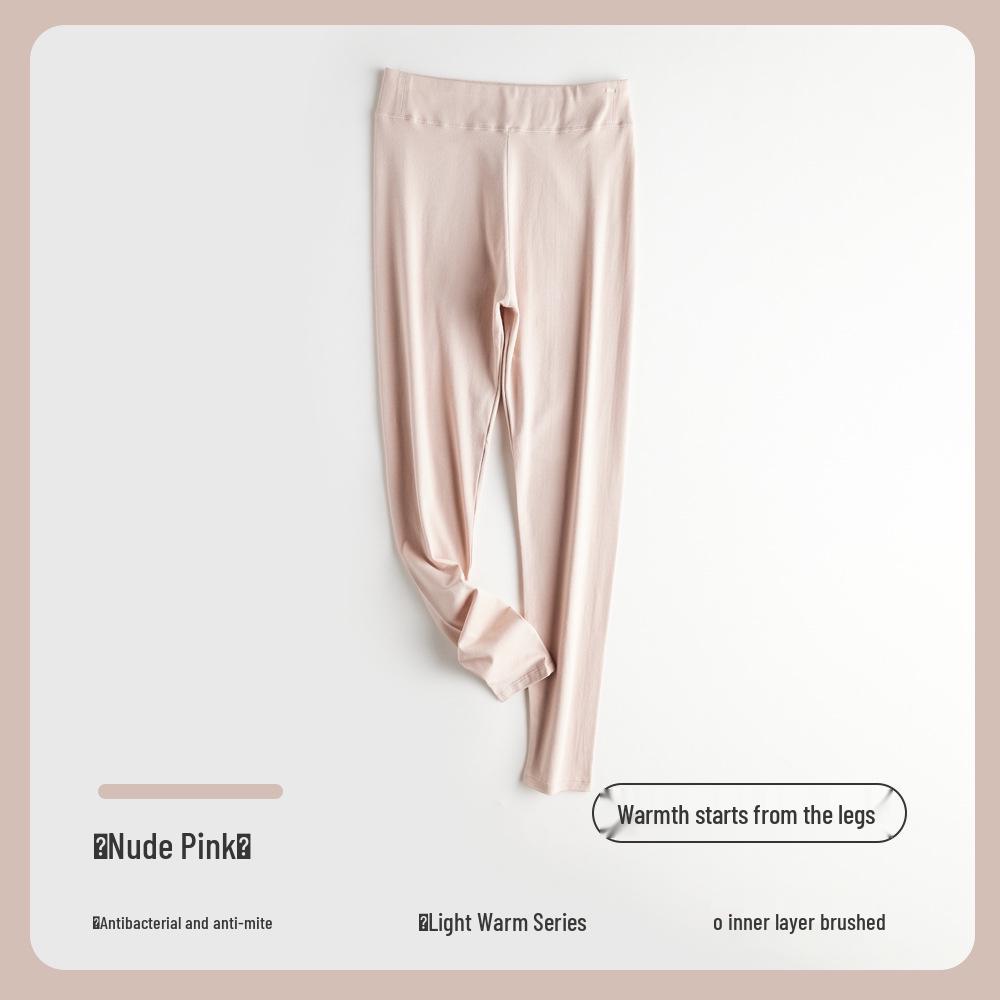 Women's High Waist Cotton Long Johns - Thin, Warm, Plus Size Leggings for Autumn