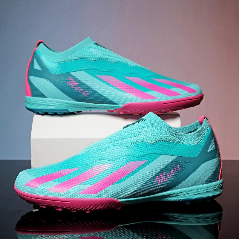 Lace-free Soccer Shoes Boys and Girls Students Children TF Shattered Nails AG Long Nails Youth Adult Training
